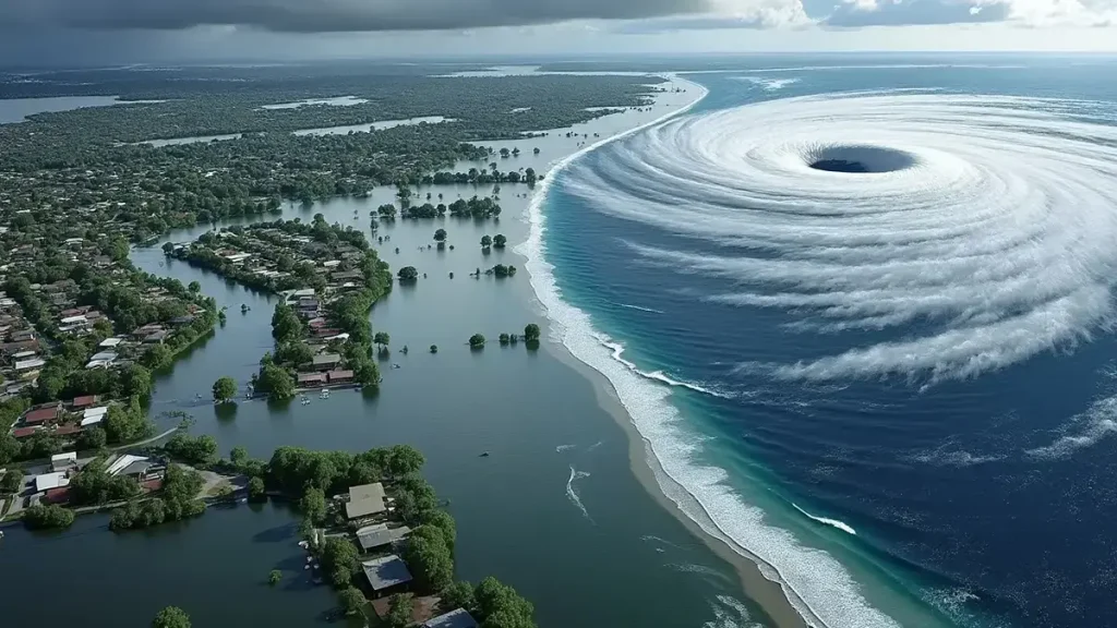 Een revolutionair nieuw kunstmatige-intelligentiehulpmiddel voorspelt overstromingen met realistische satellietwaardige beelden